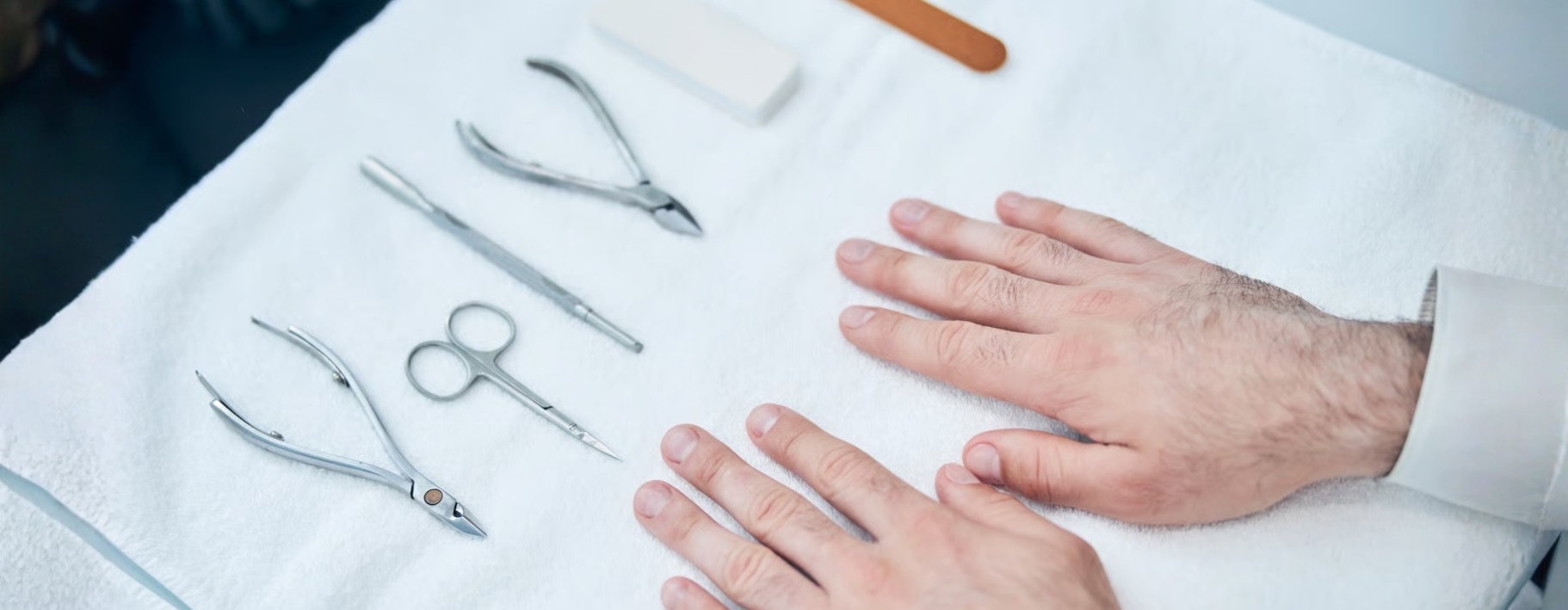 Męski zestaw manicure